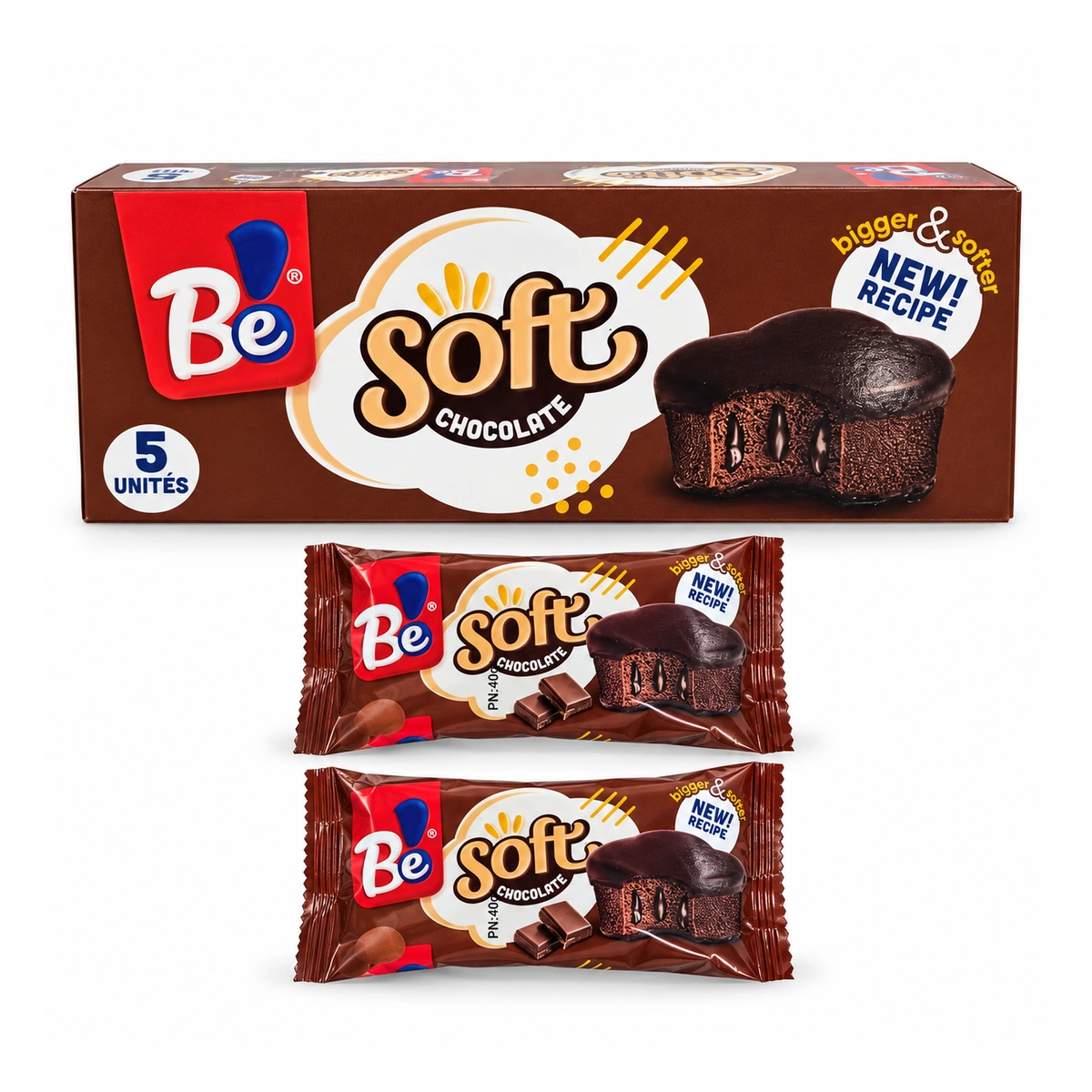 Prăjitură Be Soft multipack 5 x 40 g