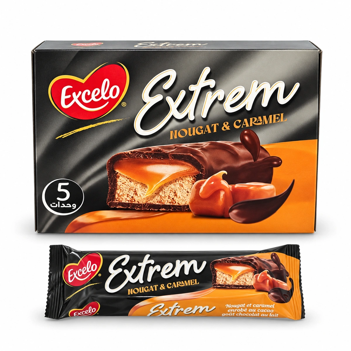 Baton de ciocolată Excelo Extrem multipack 5 x 30 g