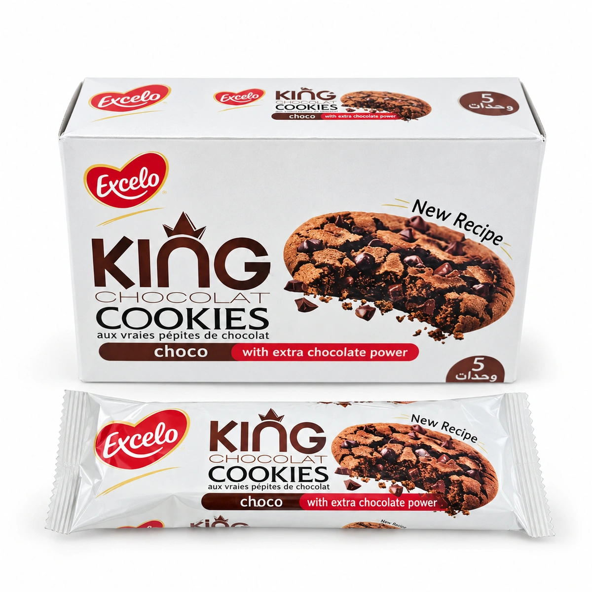 Biscuiți King Cookies multipack 5 x 48 g